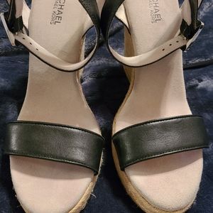 Michael Kors Black Wedge Sandal